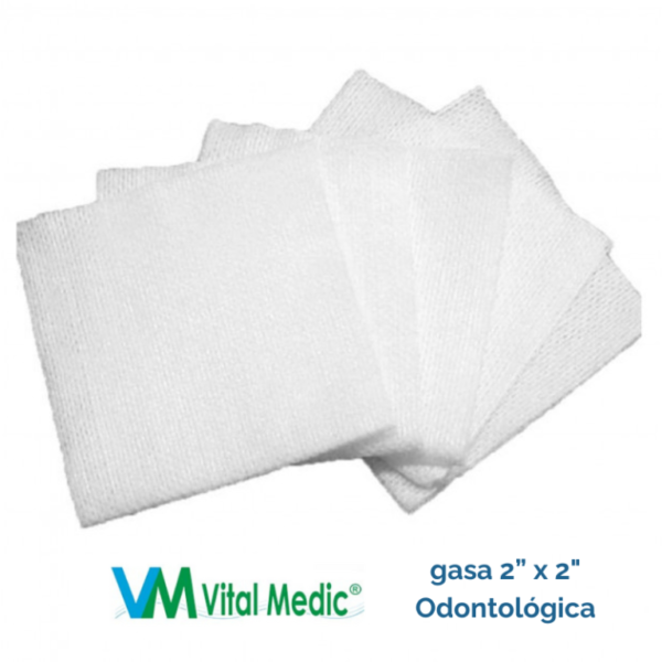 Gasa Odontológica No tejida No estéril de 2"x 2" paquete x 200 unidades - Vital Medic