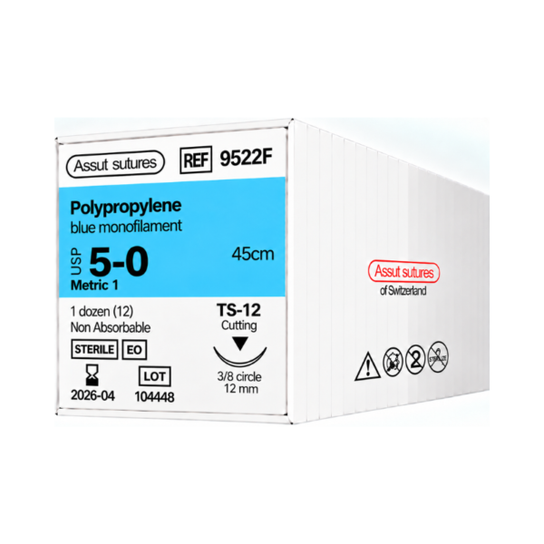 Polipropileno 5-0 Assut Sutures REF 9522F