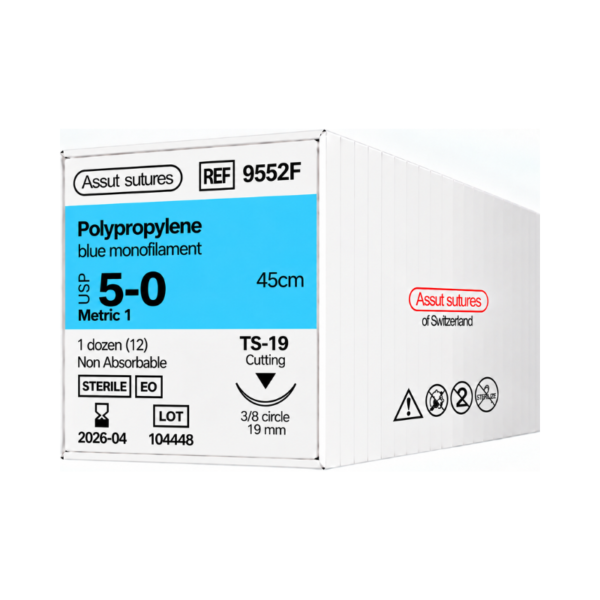 Polipropileno 5-0 Assut Sutures REF 9552F