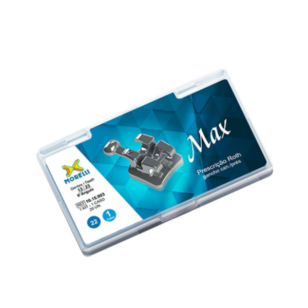 Kit de Bracket Roth Max .022" Can. 9o Ang. - Morelli