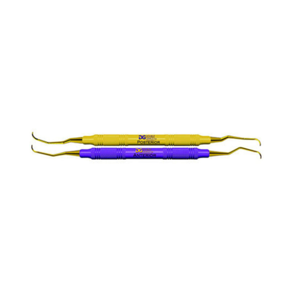 Curetas Doble Gracey Kit x 2 Instrumentos (Amarillo-Morado) - American Eagle