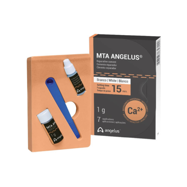 MTA Material obturador p/perforaciones de raíz, blanco 1 Gr / 7 dosis - Angelus