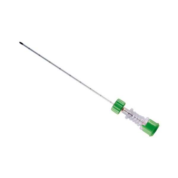 Aguja Chiba centimetrada con marcador Eco genico Chibell x unidad - BPB Medical