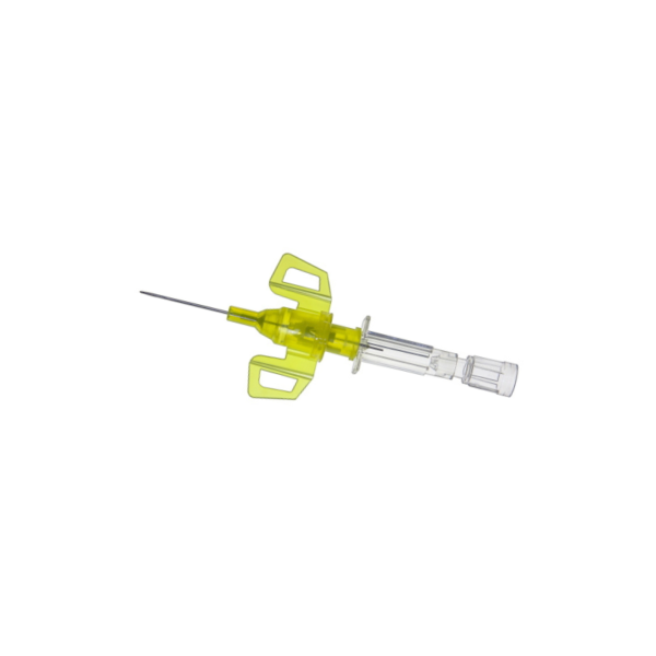 Introcan Safety® 3-W Pur catéter de seguridad pasiva con sistema cerrado y aletas grandes