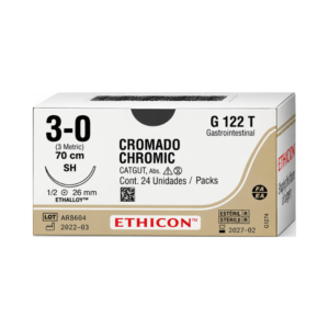Catgut Cromado 3-0 Ethicon REF G122T