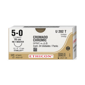 Catgut Cromado 5-0 Ethicon REF U202T