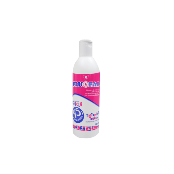 FLUOFAR CHICLE (Fluoruro de Sodio) frasco x 240 ml - Eufar