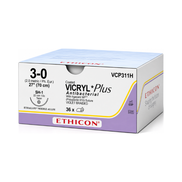 Vicryl Plus Antibacterial 3-0 Ethicon REF VCP311H