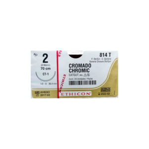 Catgut Cromado 2 CT-1/36mm-70cm, 1/2 circulo caja x 24 unidades - Ethicon