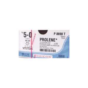 Prolene* 5-0 P-3/13mm-45cm, 3/8 circulo ethipoint Polipropileno blue monofilamento caja x 24 unidades - Ethicon