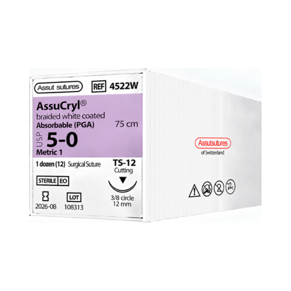 Sutura PGA 5-0 Assut Sutures REF 4522W