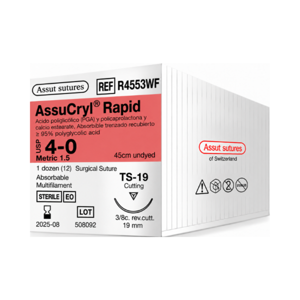 Assucryl Rapid 4-0 Assut Sutures REF R4233W