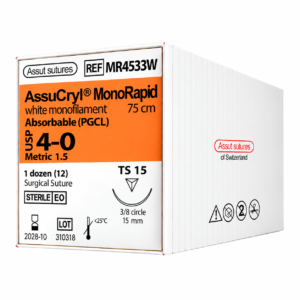 Assucryl MonoRapid 4-0 Assut Sutures REF MR4533W