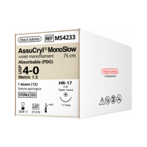Assucryl Monoslow 4-0 Assut Sutures REF MS4233