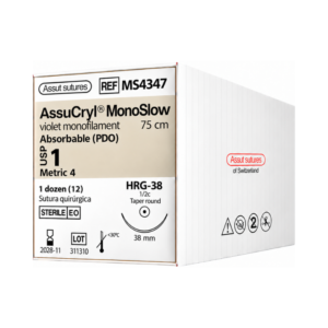 Assucryl Monoslow 1 Assut Sutures REF MS4347