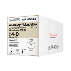 Assucryl Monoslow 4-0 Assut Sutures REF MS4533F