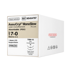 Assucryl Monoslow 7-0 Assut Sutures REF MS454797