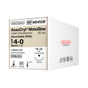 Assucryl Monoslow 4-0 Assut Sutures REF MS4553F