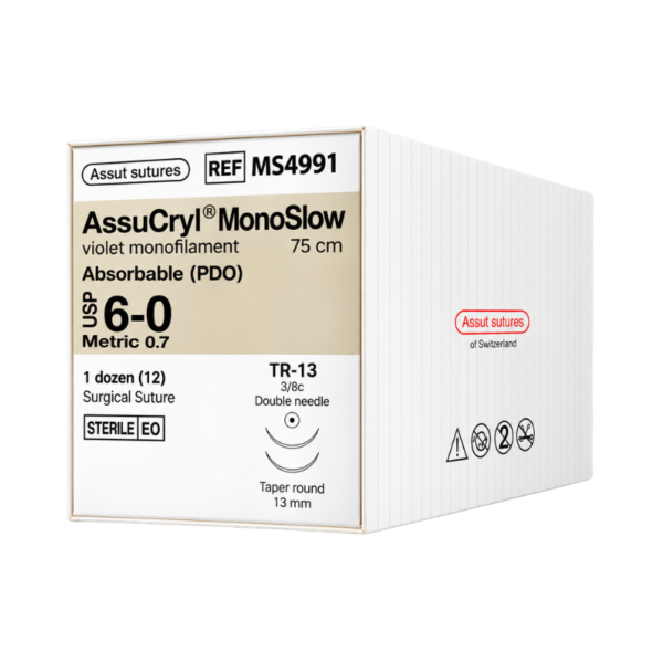 Assucryl Monoslow 6-0 Assut Sutures REF MS4991