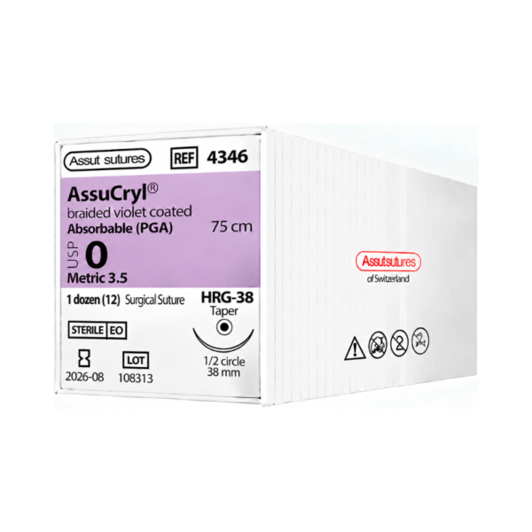 Assucryl 0 Assut Sutures REF 4346