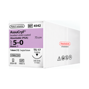 Assucryl 5-0 Assut Sutures REF 4542