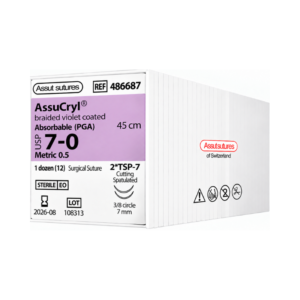 Assucryl 7-0 Assut Sutures REF 486687