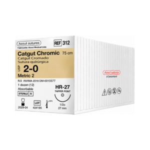 Catgut Cromado 2-0 Assut Sutures REF 312