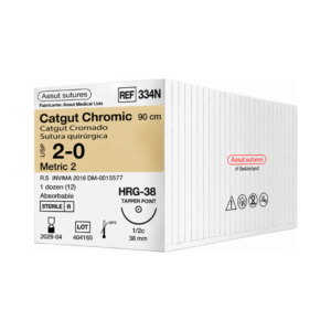 Catgut Cromado 2-0 Assut Sutures REF 334N