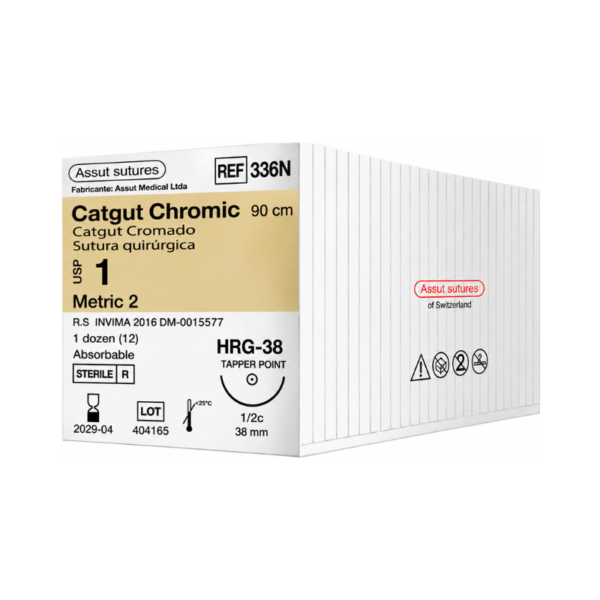 Catgut Cromado 1 Assut Sutures REF 336N