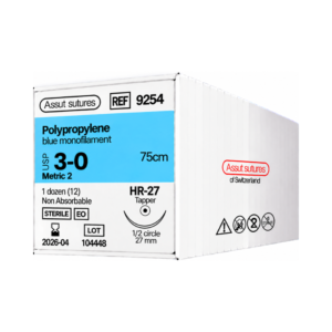 Polipropileno 3-0 Assut Sutures REF 9254