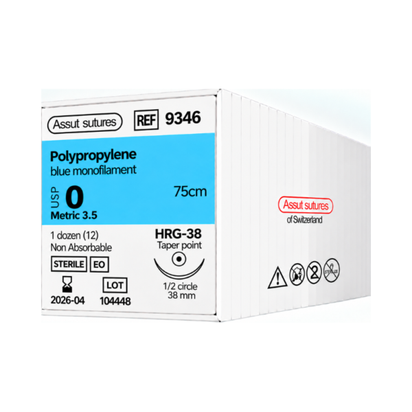 Polipropileno 0 Assut Sutures REF 9346