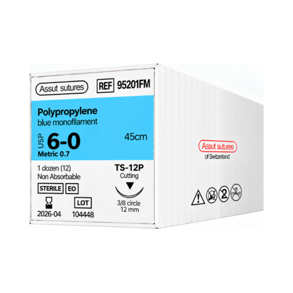 Polipropileno 6-0 Assut Sutures REF 95201FM