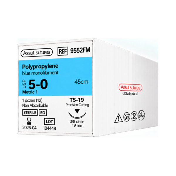 Polipropileno 5-0 Assut Sutures REF 9552FM
