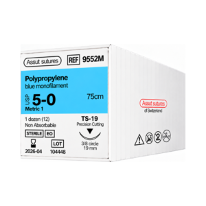 Polipropileno 5-0 Assut Sutures REF 9552M