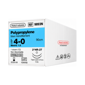 Polipropileno 4-0 Assut Sutures REF 9893N