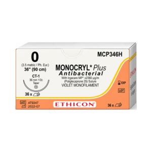 Monocryl Plus Antibacterial 0 Ethicon REF MCP346H