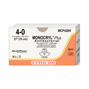 Monocryl Plus Antibacterial 4-0 Ethicon REF MCP426H
