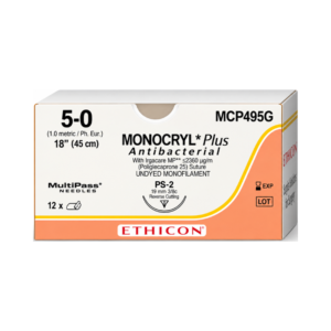 Monocryl Plus Antibacterial 5-0 Ethicon REF MCP495G