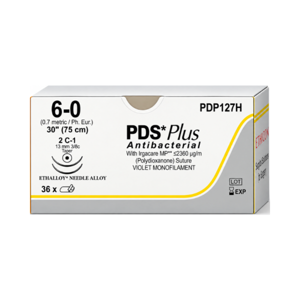 PDSII Plus Antibacterial 6-0 Ethicon REF PDP127H