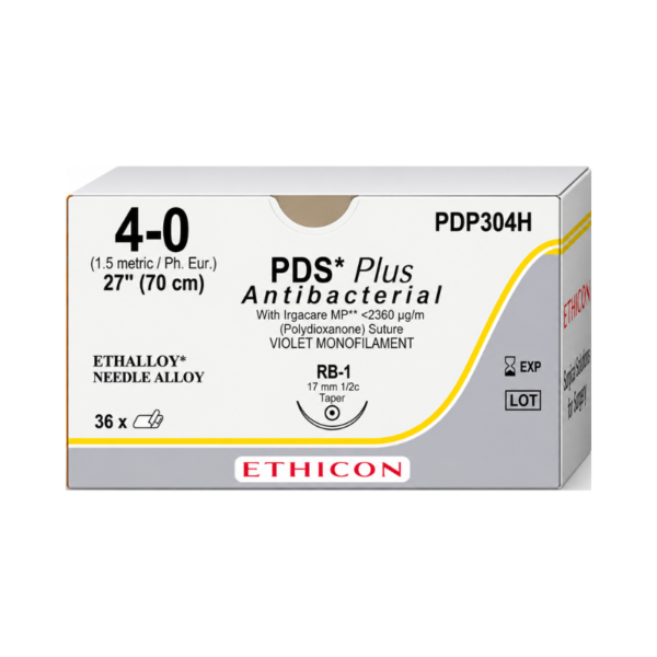 PDSII Plus Antibacterial 4-0 Ethicon REF PDP304H