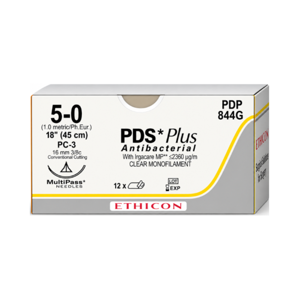 PDSII Plus Antibacterial 5-0 Ethicon REF PDP844G