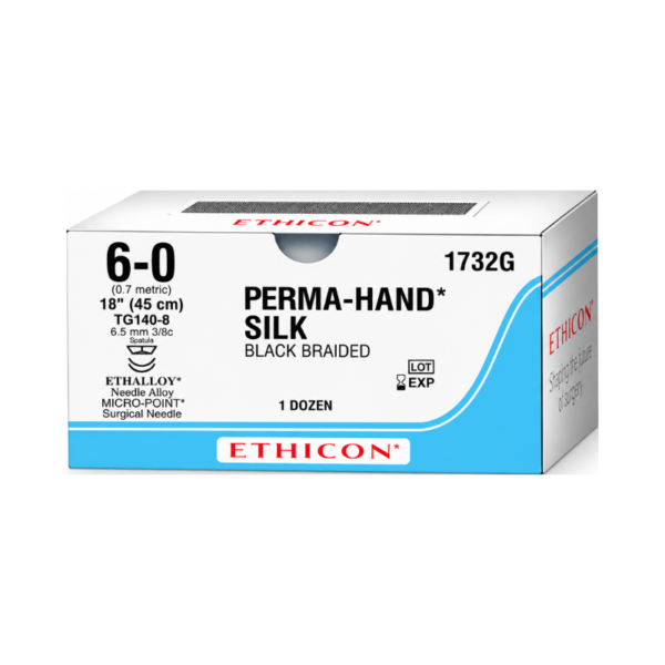 Seda Perma hand silk 6-0 Ethicon REF 1732G