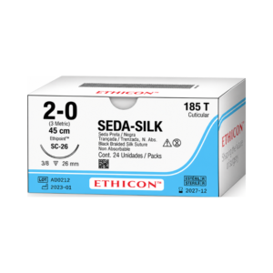 Seda Silk 2-0 Ethicon REF 185T